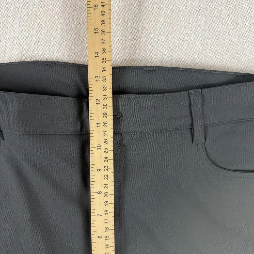Callaway Performance‎ Opti Dri Men's Golf Pants Sz 40x30 Dark Gray Stretch Chino